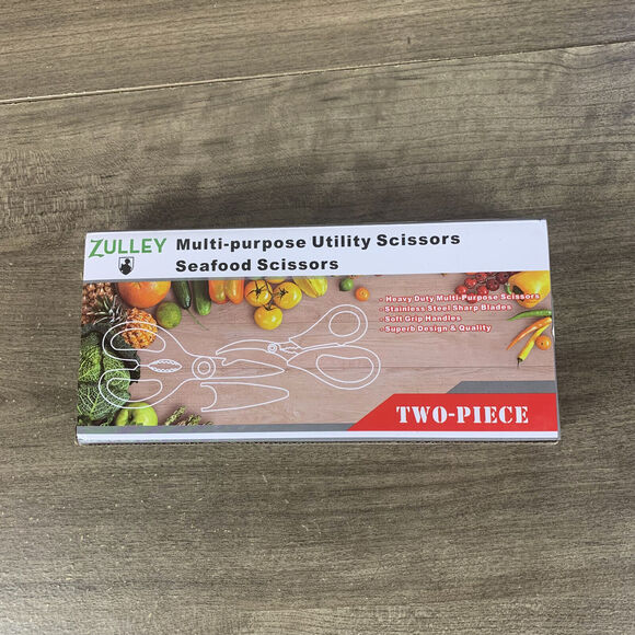 2x Kitchen Shears Scissors HEAVY DUTY Stainless Steel Meat Chicken Cutting Tool - Picture 10 of 12